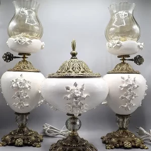 ست شمعدان و شکلات خوری آنتیک